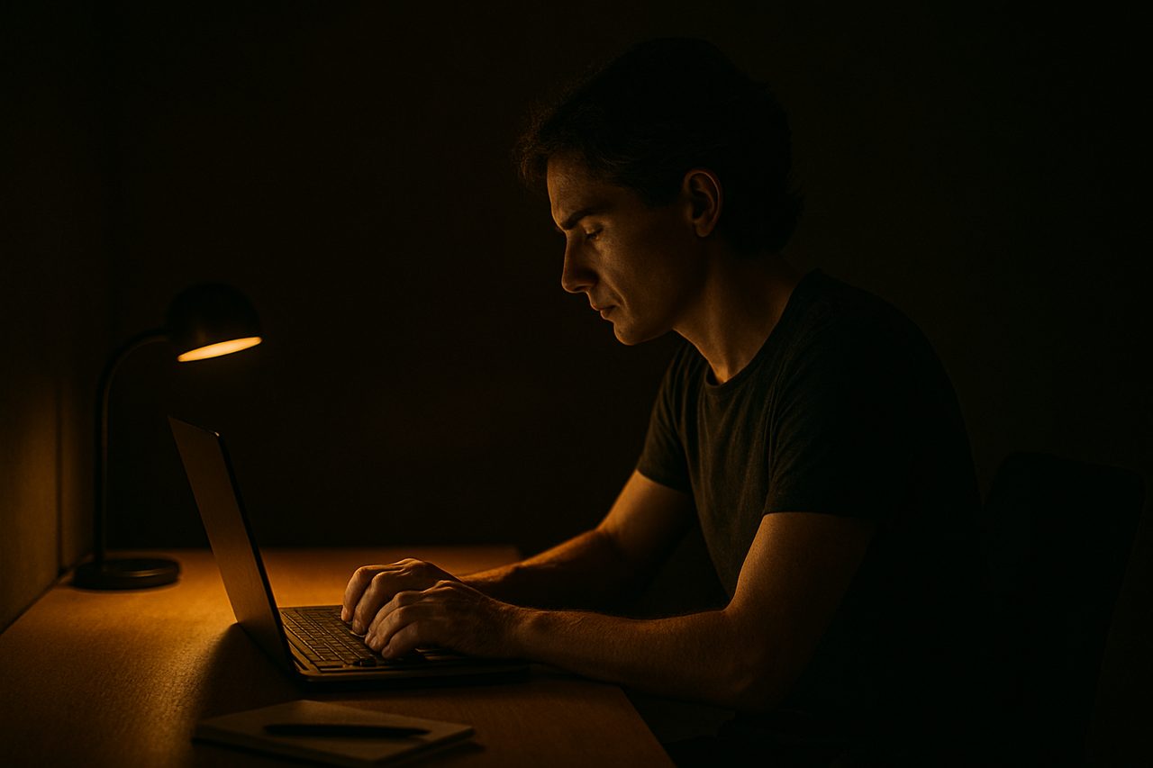 A person fully absorbed in a single activity